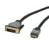 Фото #4 товара ROLINE 11.04.5876 - 1.5 m - HDMI Type A (Standard) - DVI-D - Male - Male - Straight