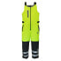 Men's Insulated Reflective High Visibility Extreme Softshell Bib Overalls
