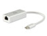 Фото #1 товара LevelOne USB-0402 - Wired - USB Type-C - Ethernet - 1000 Mbit/s - White