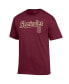 Фото #3 товара Men's Buster Posey Garnet Florida State Seminoles Name and Number T-shirt