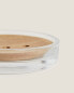 Фото #7 товара Glass and wood bathroom soap dish