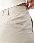 Фото #3 товара JJXX linen blend high waisted tailored trouser in beige