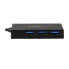 StarTech.com 4-Port USB-C Hub - USB-C to 1x USB-C and 3x USB-A - USB 3.0 Hub - USB 3.2 Gen 1 (3.1 Gen 1) Type-C - USB 3.2 Gen 1 (3.1 Gen 1) Type-A - 5000 Mbit/s - Black - Plastic - CE - FCC - RoHS