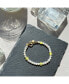 ფოტო #2 პროდუქტის 18K Gold Plated Freshwater Pearls with Smiley Face - HaHa Bracelet 8" For Women and Girls