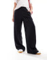 Vero Moda high waisted wide leg trousers in black M - фото #4