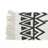 Carpet DKD Home Decor 160 x 250 x 0,7 cm Black Polyester Cotton White Ikat Boho