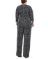 Фото #2 товара Комбинезон NY Collection 3/4 Sleeve Jumpsuit