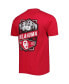 Фото #2 товара Men's Crimson Oklahoma Sooners Double Diamond Crest T-shirt