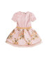 Фото #1 товара Платье для малышей IMOGA Collection NORMA FW23 Платье из бархата POTPOURII со складками