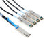 Фото #1 товара Mellanox Technologies QSFP / 4 SFP+ - 3m - 3 m - QSFP - 4 x SFP+ - Black - 40 Gbit/s