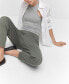 ფოტო #5 პროდუქტის Women's Seam Detail Jogger Pants