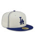 Men's Cream, Royal Los Angeles Dodgers Chrome Sutash 59FIFTY Fitted Hat