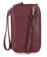 ფოტო #4 პროდუქტის Softy Leather Tech Crossbody Wallet, Created for Macy's