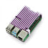 Фото #1 товара Aluminum case for Raspberry Pi 4B - violet