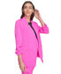 Women's Ruched-Sleeve Relaxed Jacket