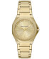 Women's Quartz Three Hand Gold-Tone Stainless Steel Watch 34mm
