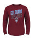 ფოტო #1 პროდუქტის Big Boys and Girls Burgundy Colorado Rapids Showtime Long Sleeve T-shirt