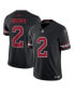 Фото #1 товара Men's Marquise Brown Black Arizona Cardinals Vapor F.U.S.E. Limited Jersey