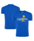 Men's Royal Golden State Warriors 2022 NBA Finals Champions Official Logo Davis T-shirt