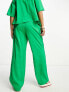 Фото #7 товара Object straight leg trouser co-ord in bright green