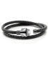 ფოტო #3 პროდუქტის Men's Star Wars Mandalorian Helmet Double Wrap Bracelet