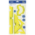 MILAN Flex&Resistant Yellow Rulers Kit Acid Series