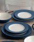 Colorwave Rim Dinner Plates, Set of 4