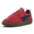 Фото #2 товара Puma Palermo Lace Up Mens Red Sneakers Casual Shoes 39646309