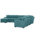 Фото #15 товара Radley 5-Piece Fabric Chaise Sectional Sofa, Created for Macy's