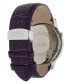 Esprit Collection Damen Uhr Galene Violett Quarz Leder Armband EL101632F05