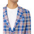 Фото #5 товара Tallia Men's Royal Linen Sport Coat Slim Fit 38R