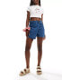 Missyempire wrap front denim skort in blue BLAU, 38 - фото #2