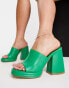 Z_Code_Z Nera heeled mule sandals in green grün, 34 - фото #1