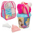 COLORBABY Set Beach Cube With Accessories And Backpack Princess Transport