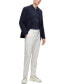 Фото #4 товара Men's Linen-Blend Polo Sweater with Zip Placket