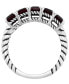 Фото #2 товара EFFY® Rhodolite Garnet Baguette Statement Ring (3-1/3 ct. t.w.) in Sterling Silver
