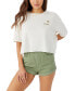 ფოტო #1 პროდუქტის Juniors' Bug Essential Cropped T-Shirt