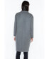 Фото #2 товара Women's Cashmere Wool Double-faced Lapel Overcoat