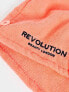 Фото #3 товара Revolution Hair 2pk Microfibre Hair Towel Wrap White/Coral