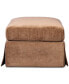 Фото #3 товара Harnsey 32" Fabric Ottoman, Created for Macy's