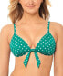 Фото #1 товара Salt + Cove 260722 Women Juniors' Triangle Bikini Top Swimwear Size D/DD
