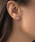 ფოტო #2 პროდუქტის Lab-Created Opal Stud Earrings (3/8 ct. t.w.) in Sterling Silver