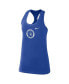 Women's Royal Duke Blue Devils Modern Circle Racerback Tank Top