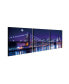 Decor Cityline 3 Piece Wrapped Canvas Wall Art NYC Skyline -16" x 48"