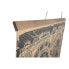Фото #4 товара Настенный декор Home ESPRIT Чёрный Натуральный Карта Мира 149 x 2 x 105 cm