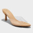 Фото #1 товара Women's Lupita Point Toe Heels with Memory Foam Insole - A New Day Clear 10