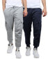 Men's Heavyweight Fleece-Lined Cargo Jogger Sweatpants, Pack of 2