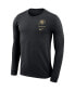 ფოტო #2 პროდუქტის Men's Black Colorado Buffaloes Logo Stack Legend Performance Long Sleeve T-shirt