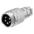 Фото #1 товара EUROCONNEX Microphone 5 Pin 1547 GX16 Connector