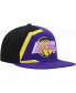 Фото #2 товара Men's Purple Los Angeles Lakers Hardwood Classics Retroline Snapback Hat